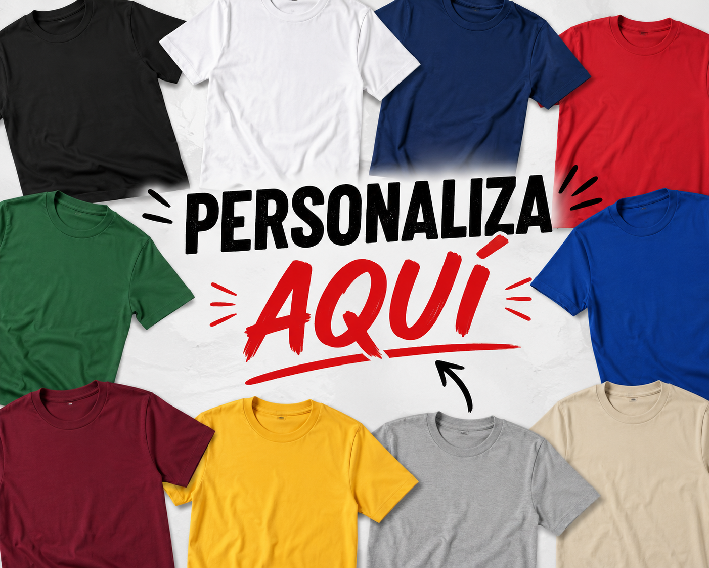 Pack de 15 playeras combinables