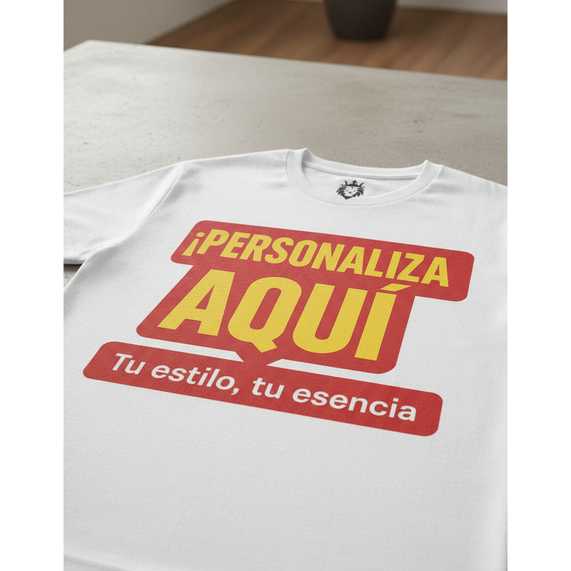 2 Playeras Personalizadas Blancas Marca Lion Clothes Alta Calidad