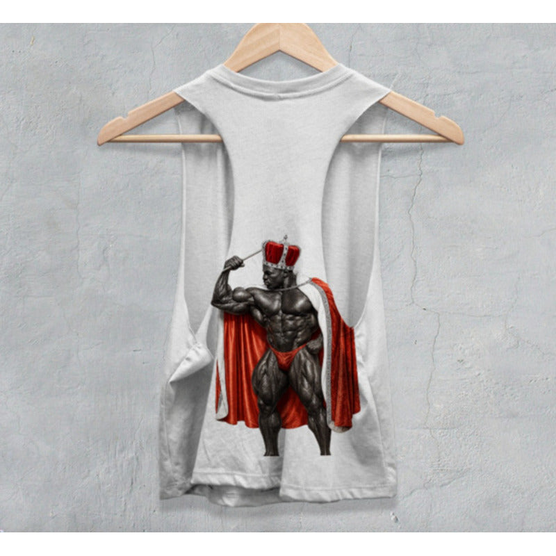 Customizable White Gym T-Shirt by Lion Clothes - High Quality