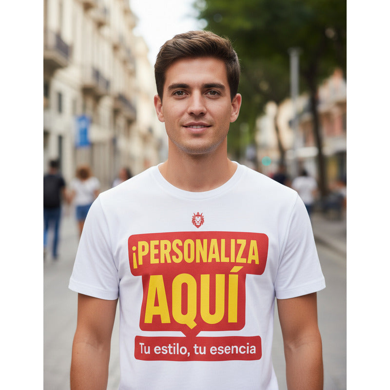 2 Playeras Personalizadas Blancas Marca Lion Clothes Alta Calidad