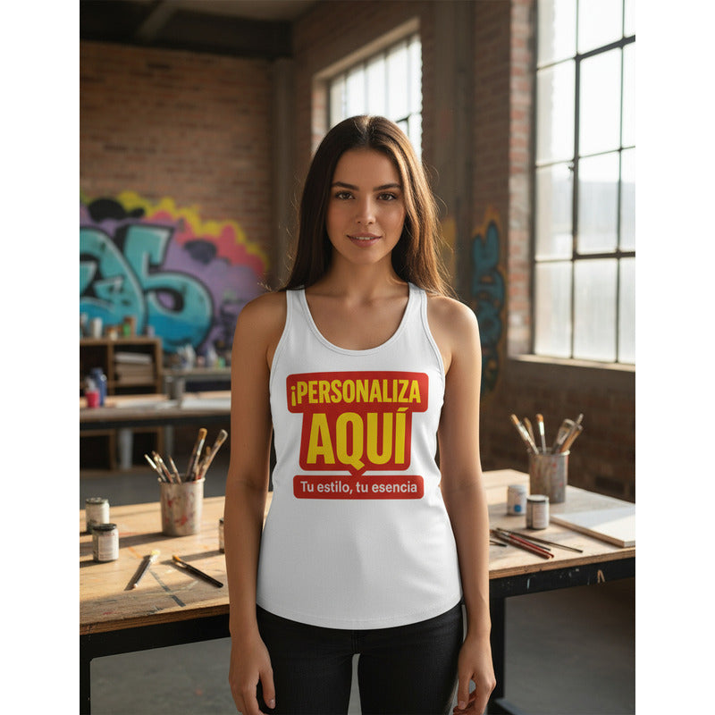 Playera Personalizable Gym Blanca Lion Clothes Alta Calidad