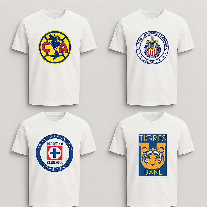 2 Playeras Personalizadas Blancas Marca Lion Clothes Alta Calidad