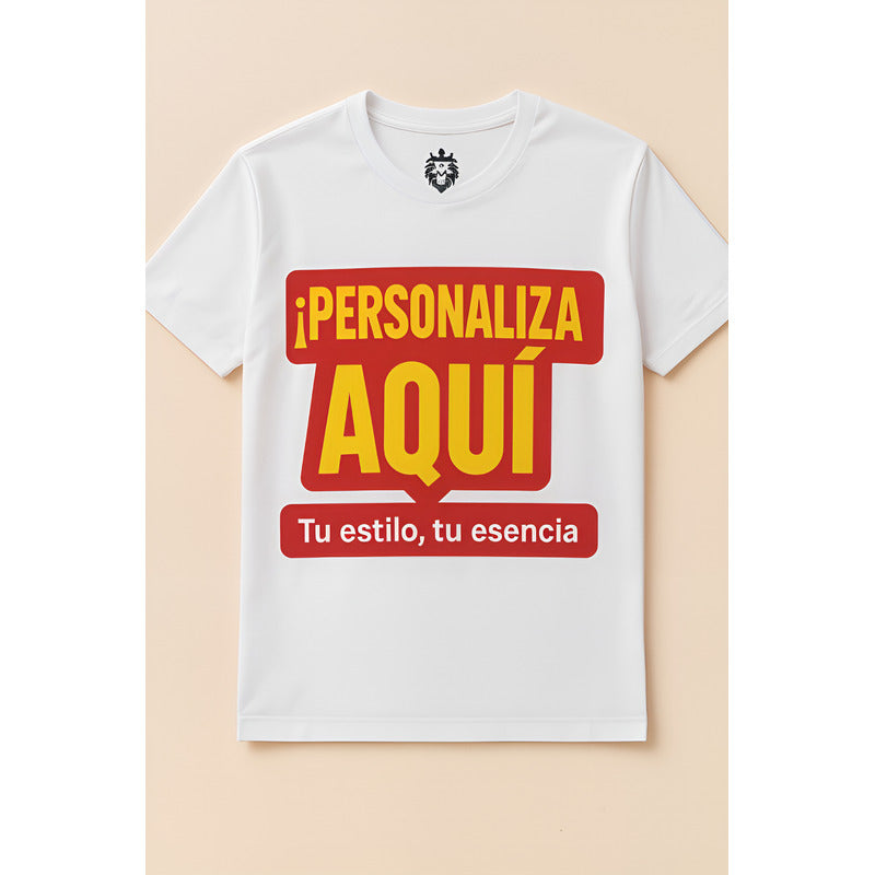 2 Playeras Personalizadas Blancas Marca Lion Clothes Alta Calidad
