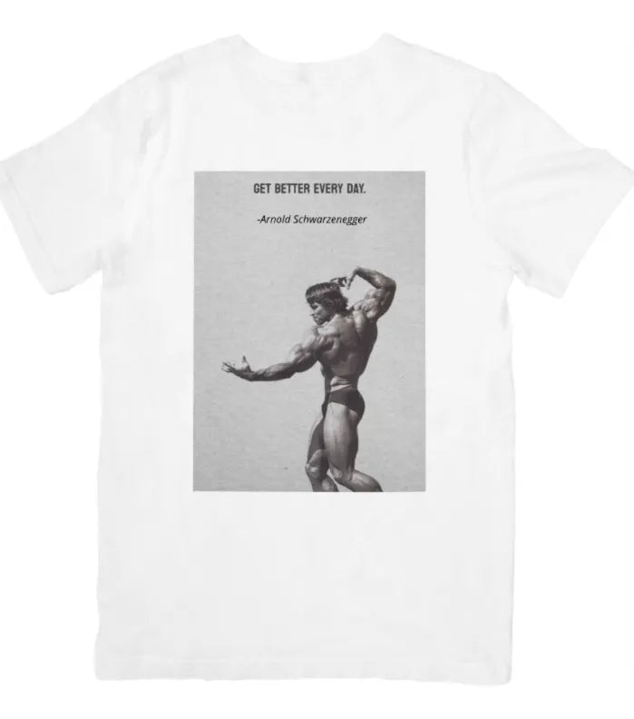 Arnold Schwarzenegger Gym Motivation T-Shirt High Quality