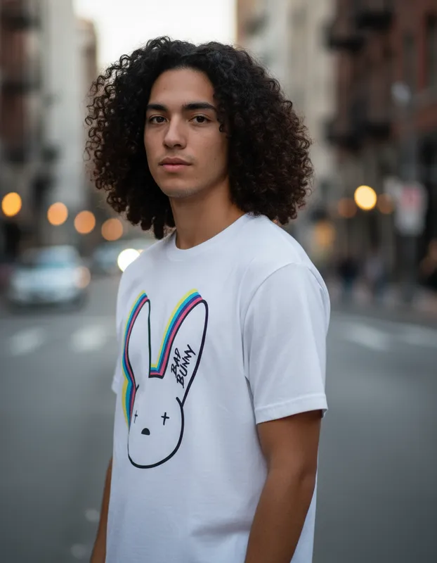 Playera Bad Bunny Conejo Malo Casual Jersey