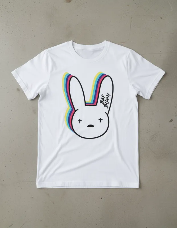 Playera Bad Bunny Conejo Malo Casual Jersey