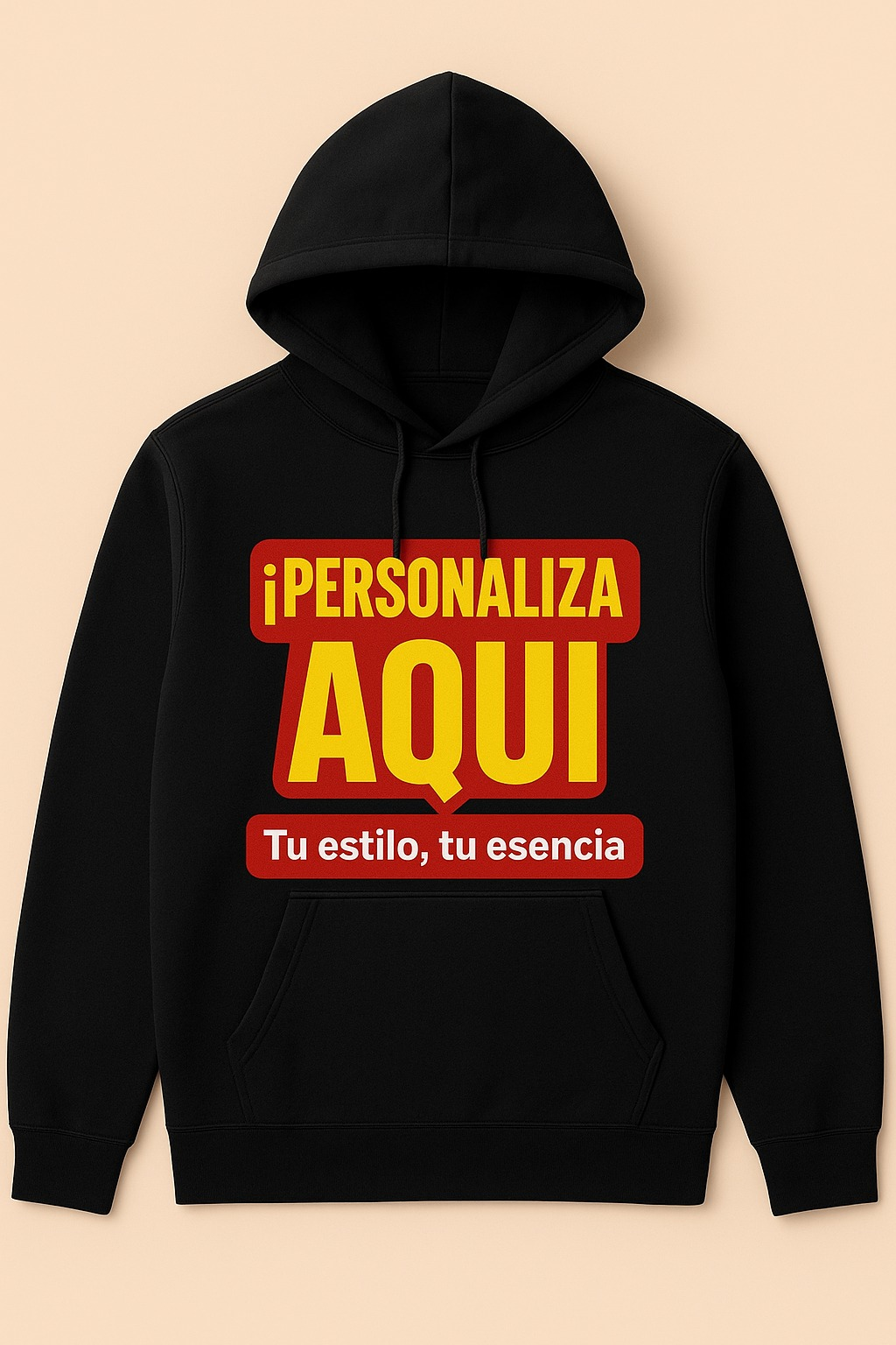 Hoody Negro Perzonalizado Marca Lion Clothes Alta calidad