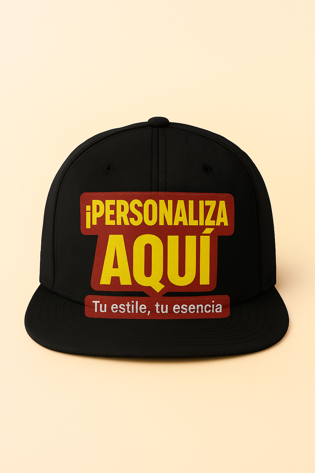 Gorra Perzonalizada blanca Plana Marca Lion Clothes alta calidad