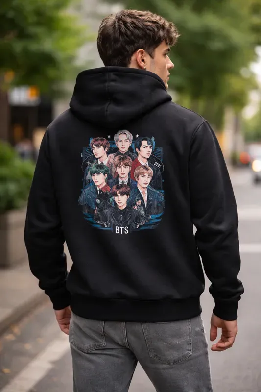 Hoodie Bts ARMY 2.0 Sudadera Alta Calidad Lion Clothes