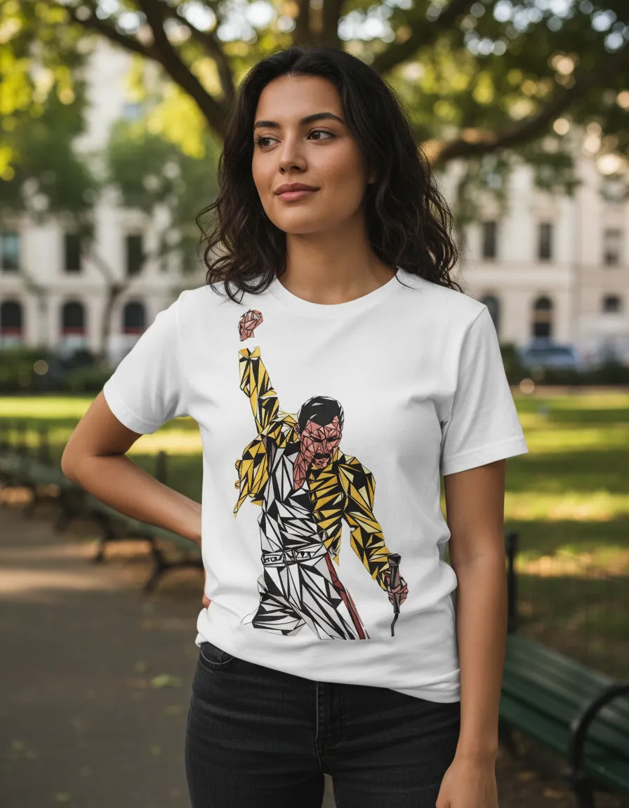 Playera Freddie Mercury Queen – Edición Fan 🔥