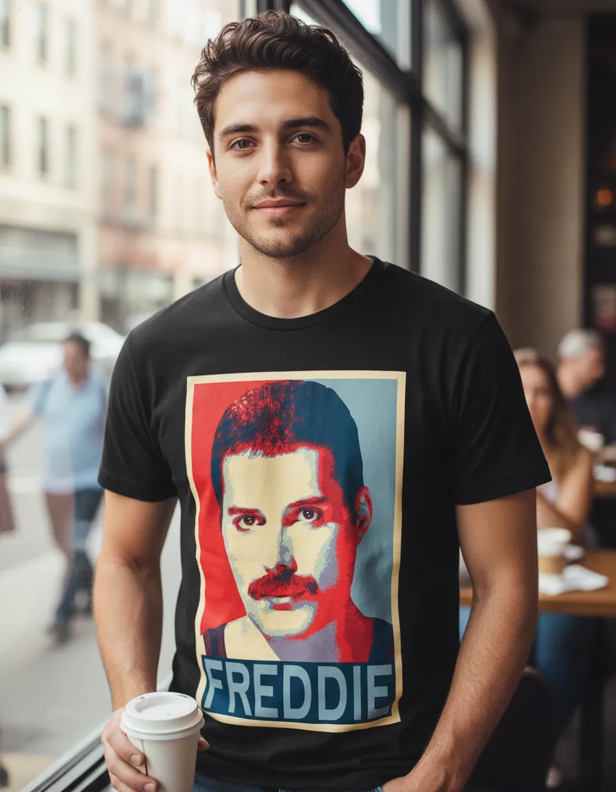 Playera Freddie Mercury Queen – Edición Fan 🔥