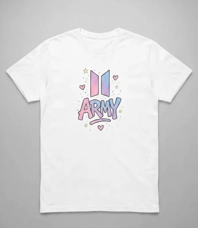 Playera BTS ARMY – Edición Fan 🔥