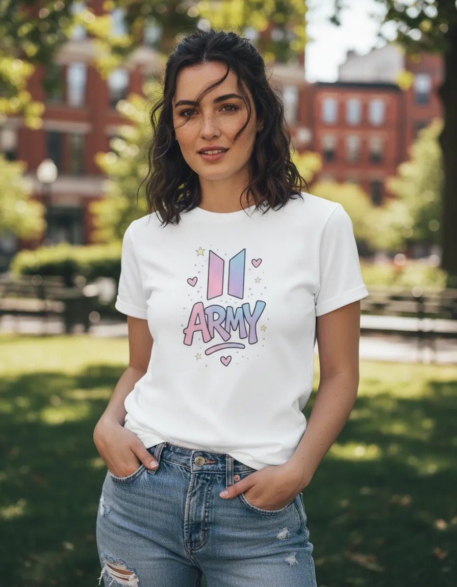 Playera BTS ARMY – Edición Fan 🔥