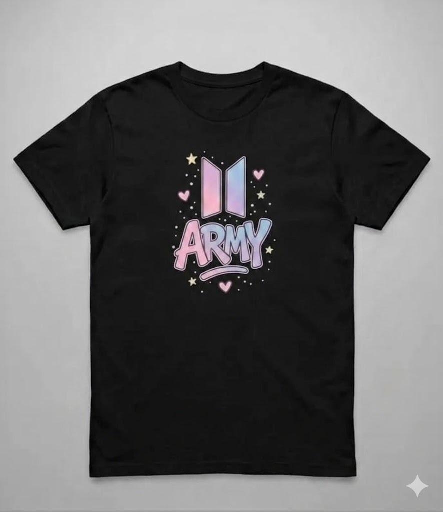 Playera BTS ARMY – Edición Fan 🔥