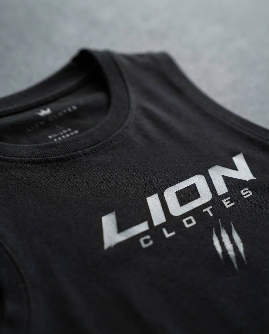 Playera Edicion Especial Gym Streams Lion Clothes Team Black