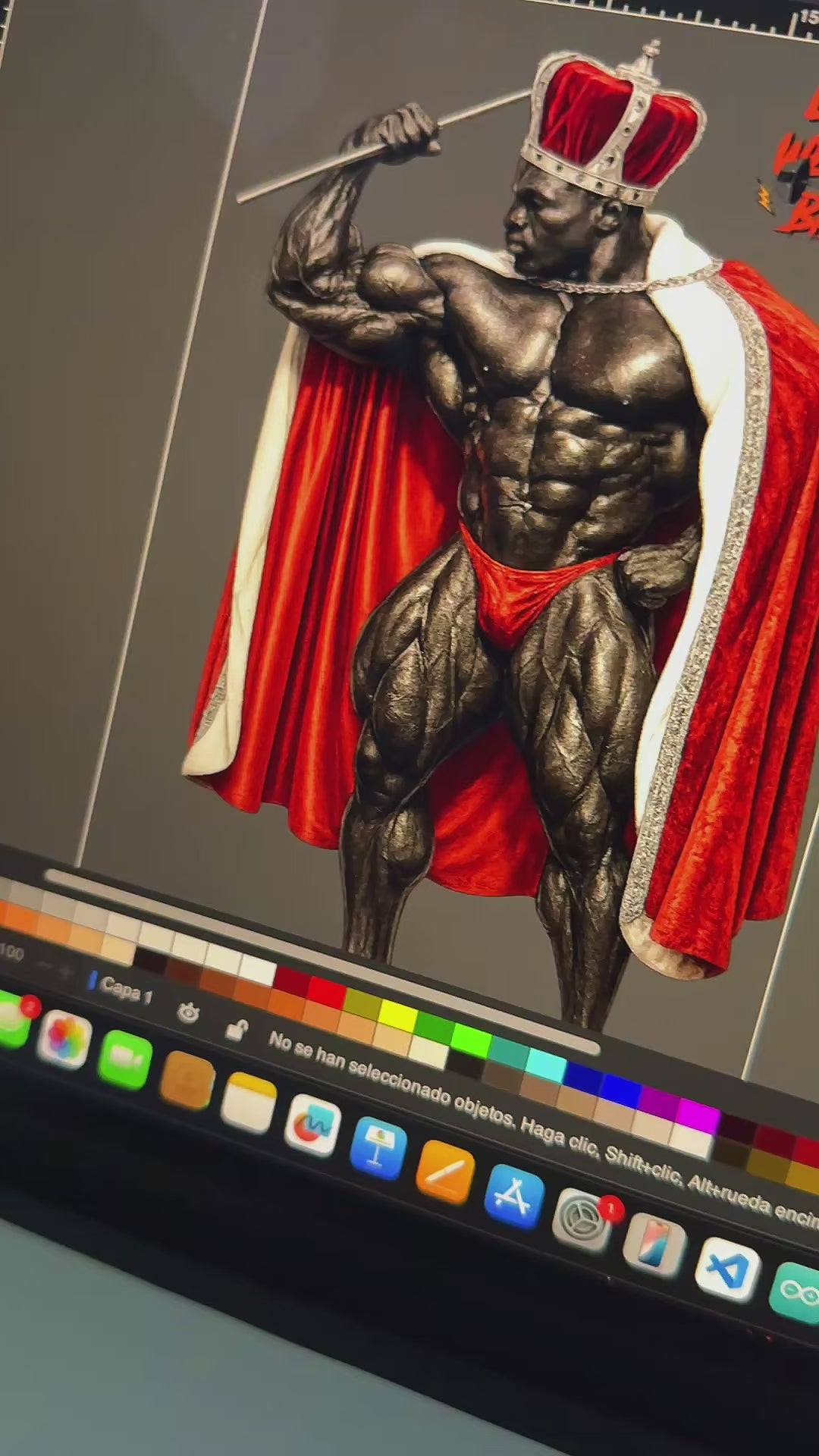 Playera Personalizable Gym Blanca Lion Clothes Alta Calidad