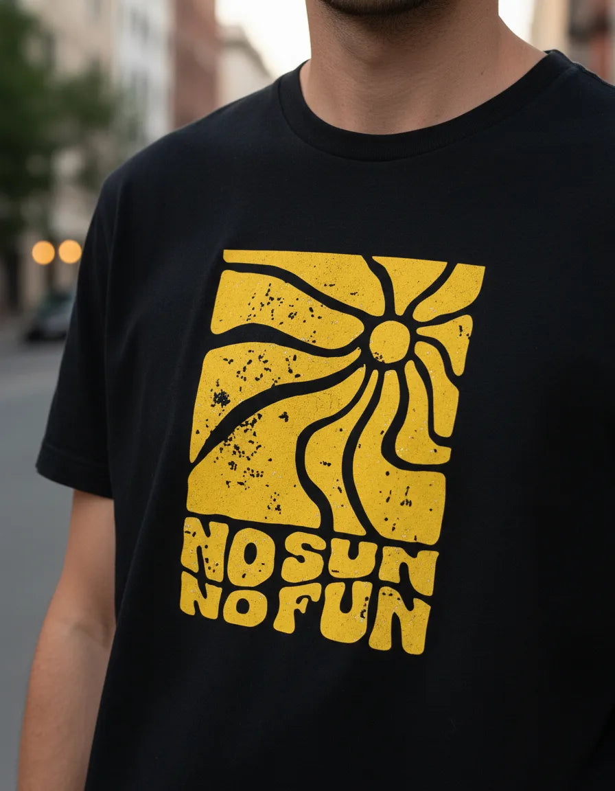 Lion Clothes No Sun Casual Jersey T-Shirt