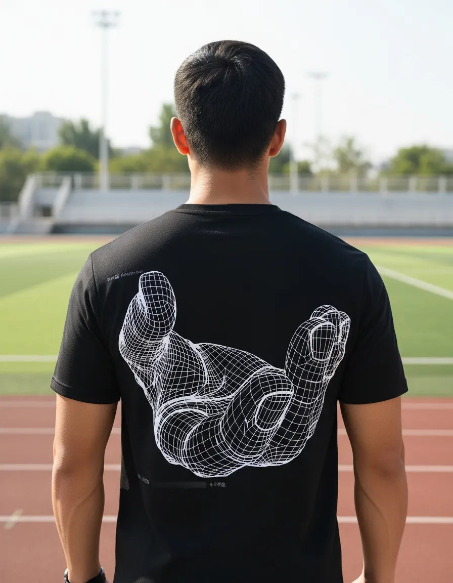 Playera Lion Clothes Mano 3d Hombre