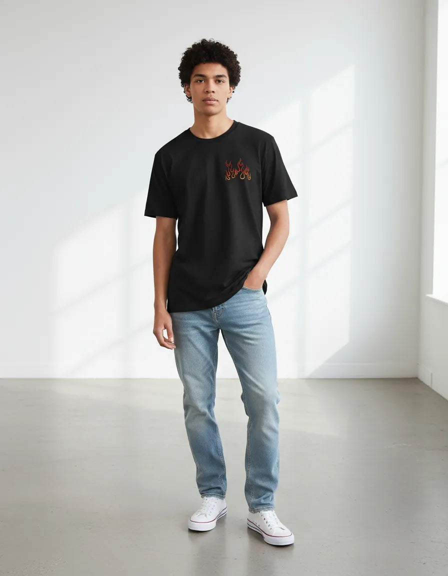 Fire Casual Jersey T-shirt