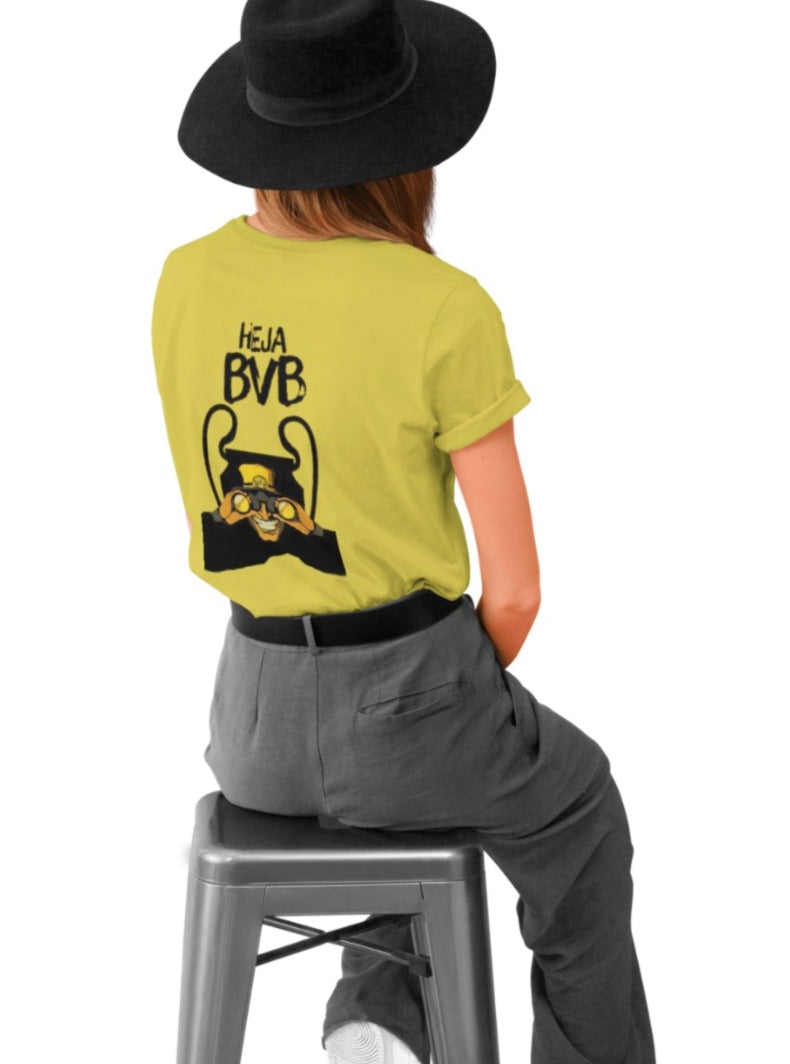 Camiseta Amarilla "Heja BVB" - Estilo Fútbol Retro