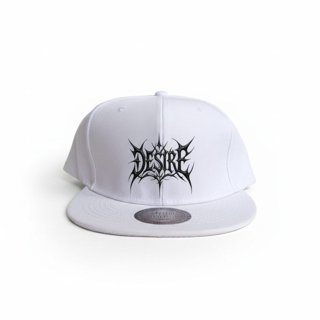 Gorra Snapback Blanca -  "DESIRE" Spiky