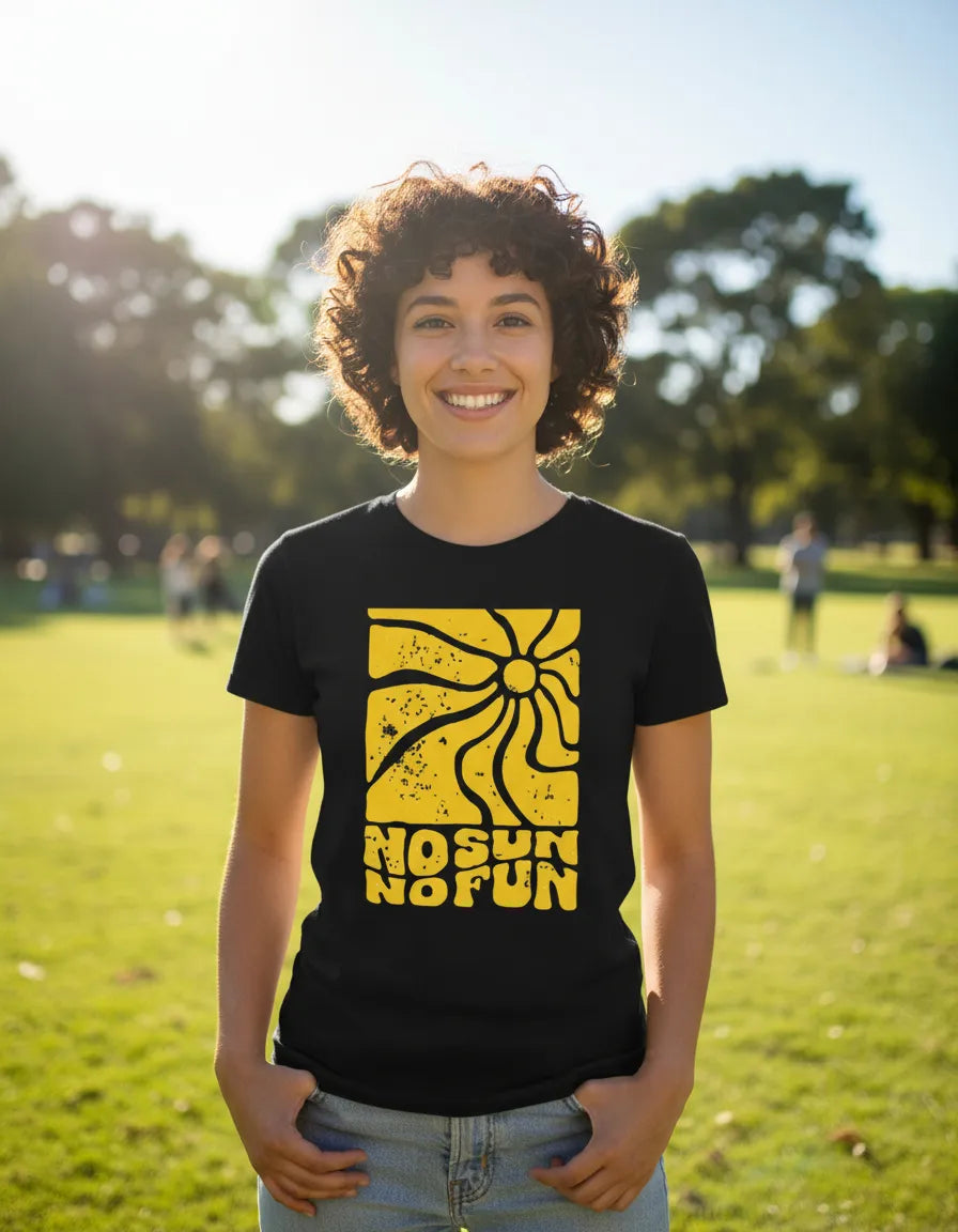 Lion Clothes No Sun Casual Jersey T-Shirt