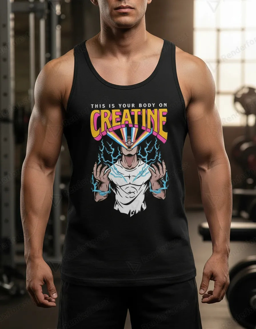 Lion Clothes Creatine Gym T-shirt