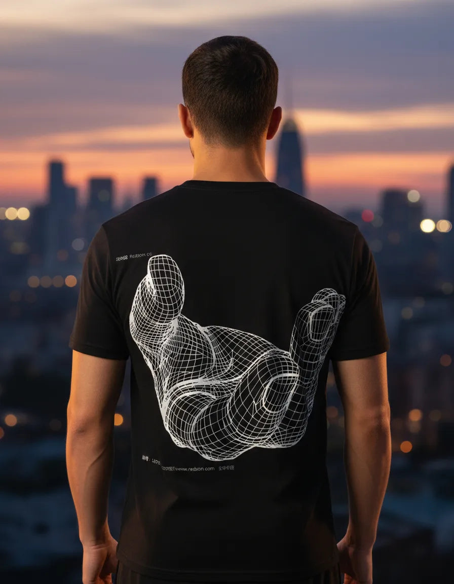 Playera Lion Clothes Mano 3d Hombre