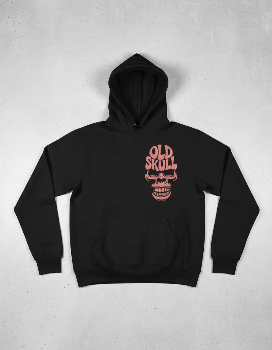 Sudadera Old Skull Black Lion Clothes