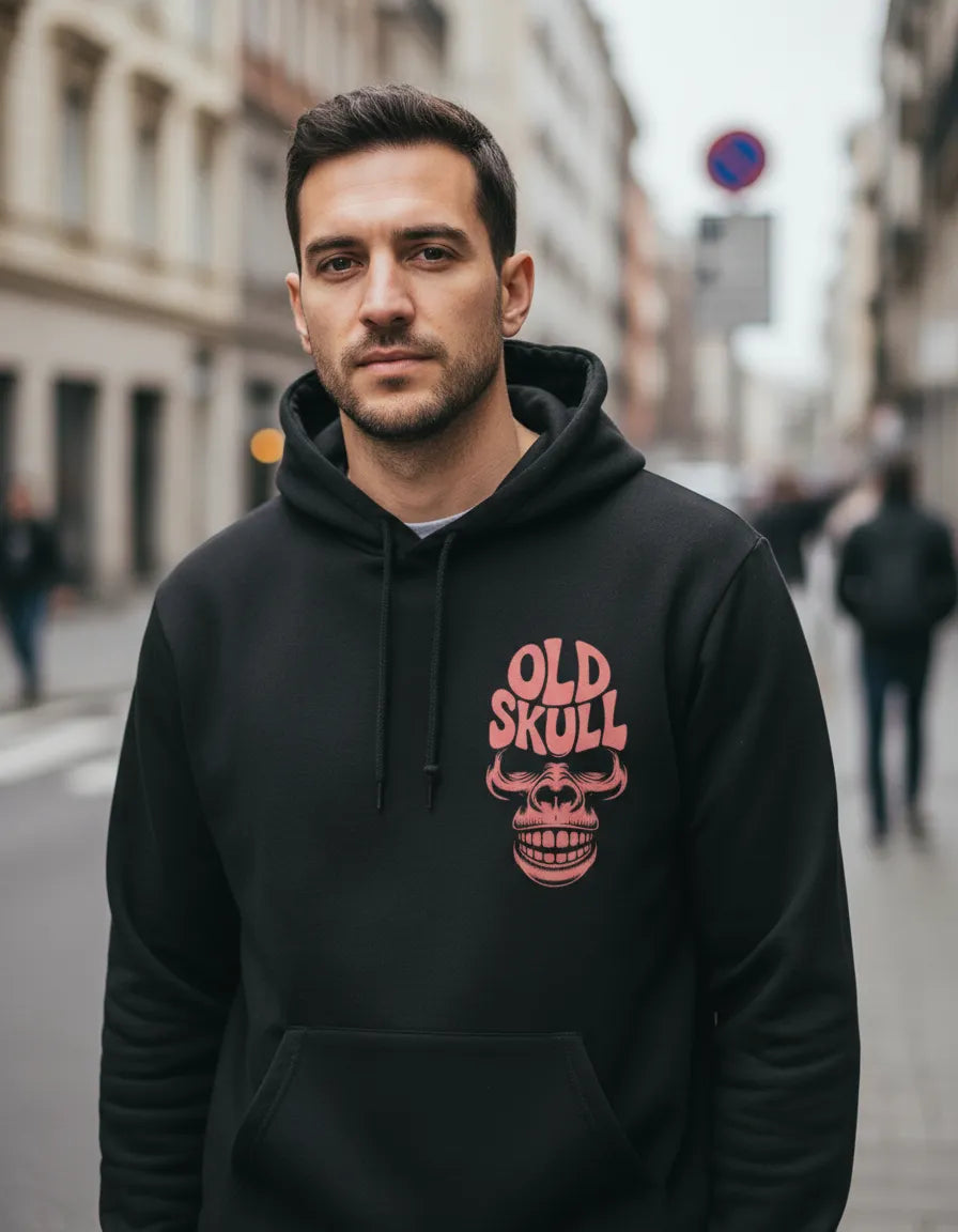 Sudadera Old Skull Black Lion Clothes