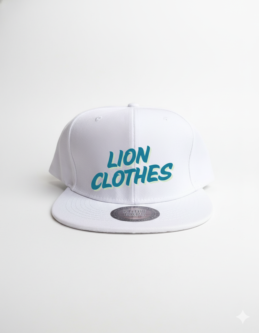 Gorra Snapback Oficial LION CLOTHES - Blanco
