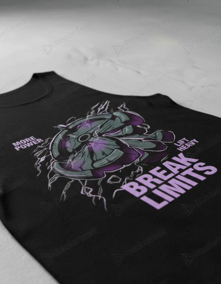 Lion Clothes Break Limits Gym T-Shirt