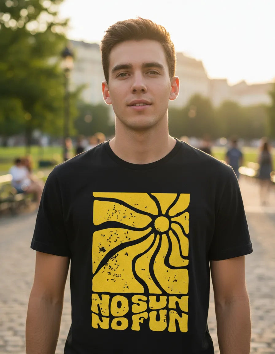 Lion Clothes No Sun Casual Jersey T-Shirt