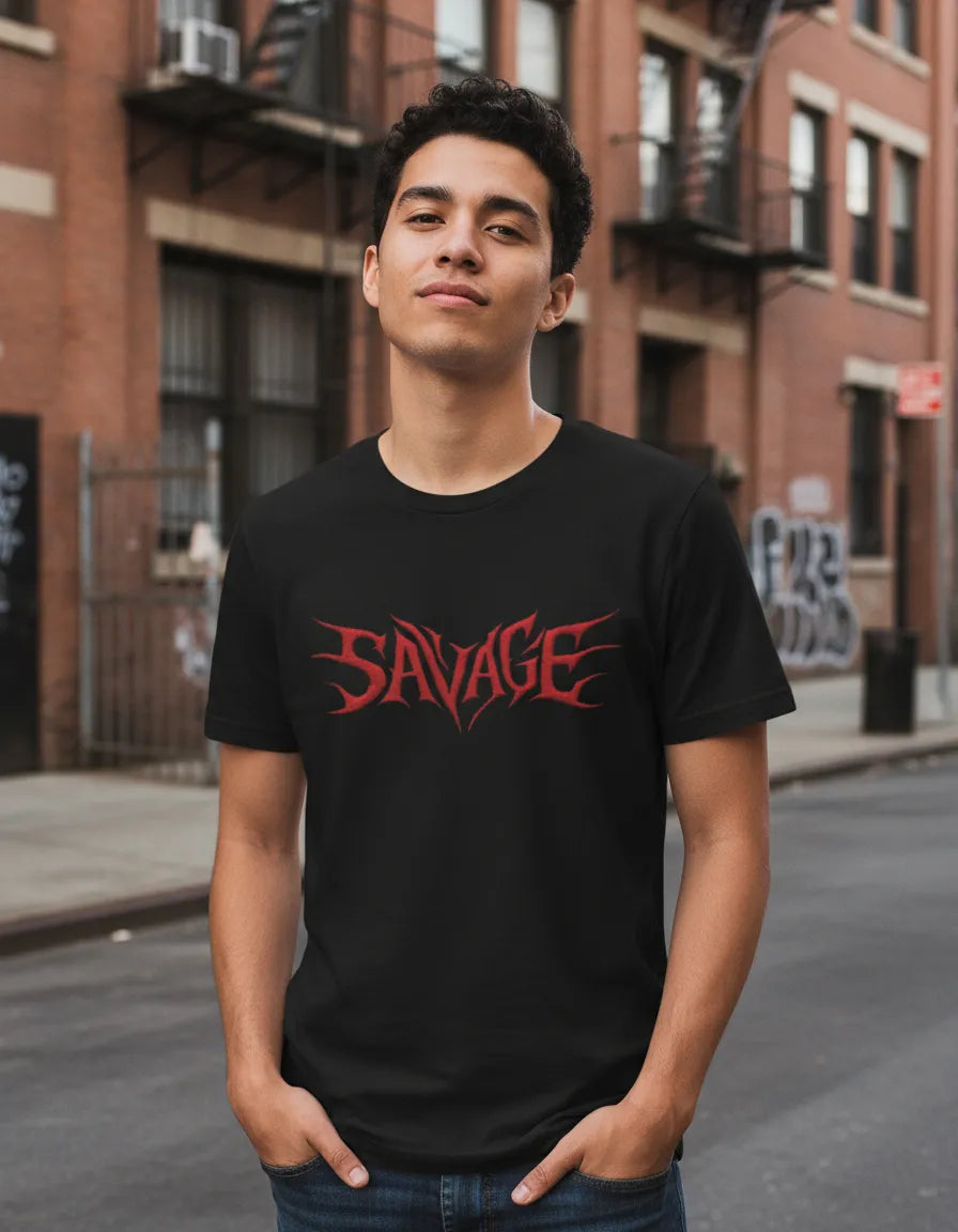 Lion Clothes Savage Casual Jersey T-shirt