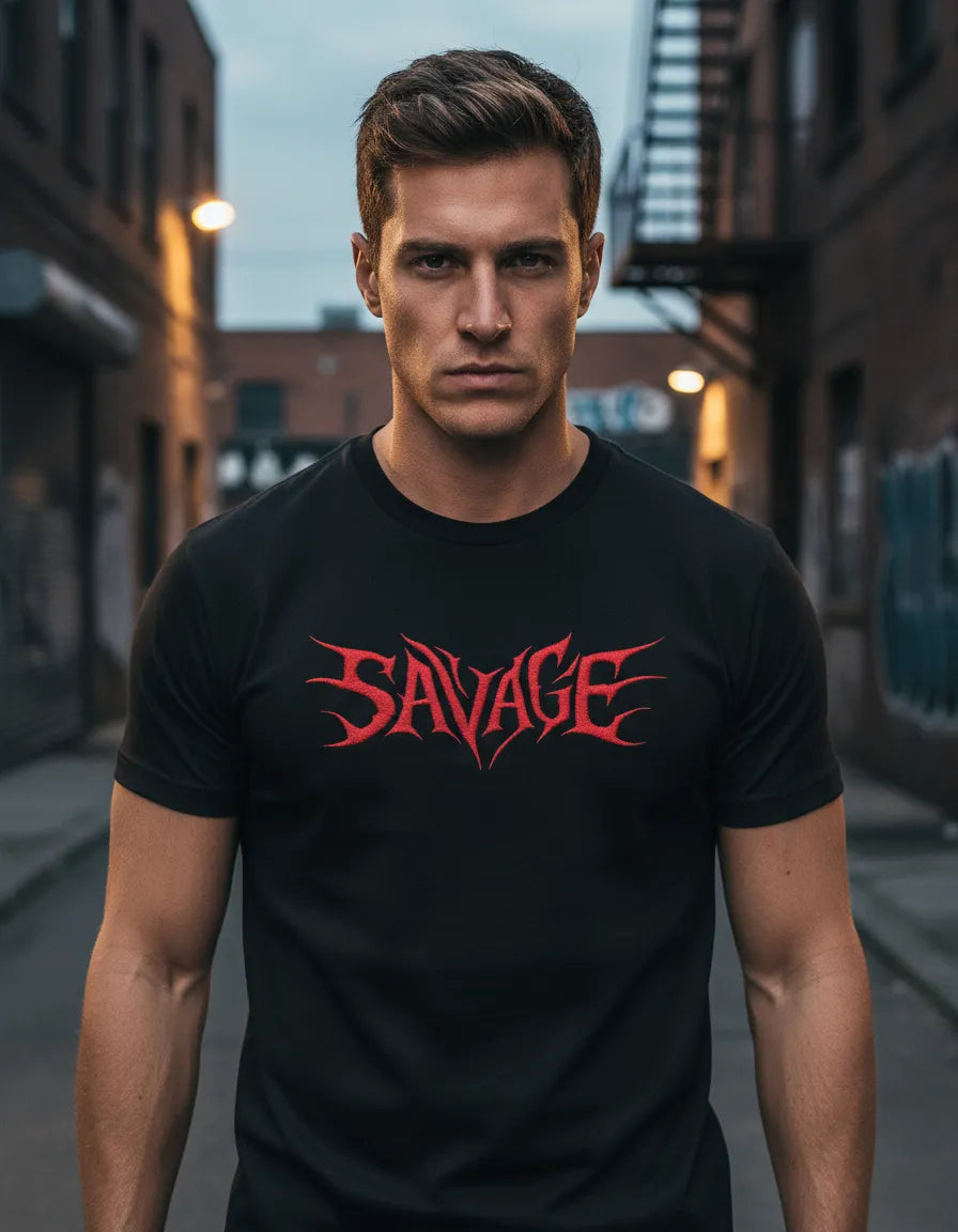 Lion Clothes Savage Casual Jersey T-shirt
